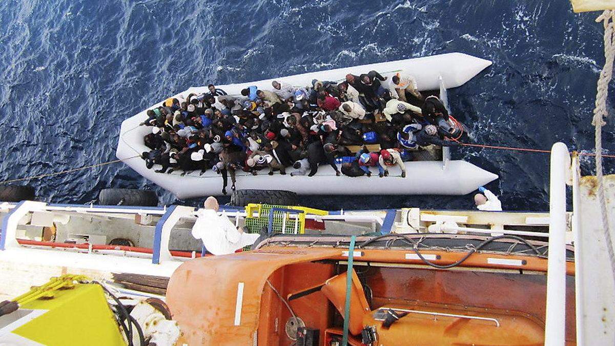 Zehntausende Flüchtlinge wurden ab 2015 aus Seenot gerettet