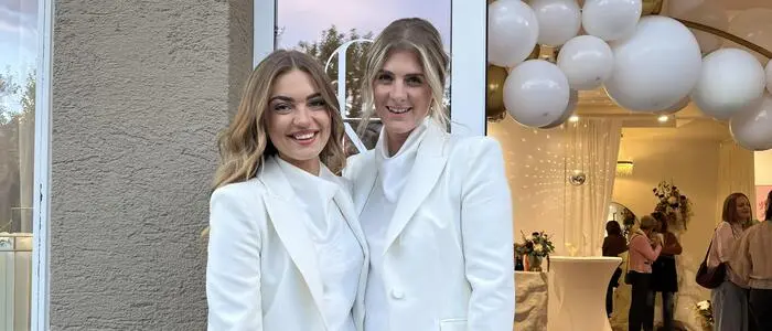 Lena Theres Monschein und Nadine Opetnik haben am Freitag ihre Boutique „Luaná Mariée“ eröffnet