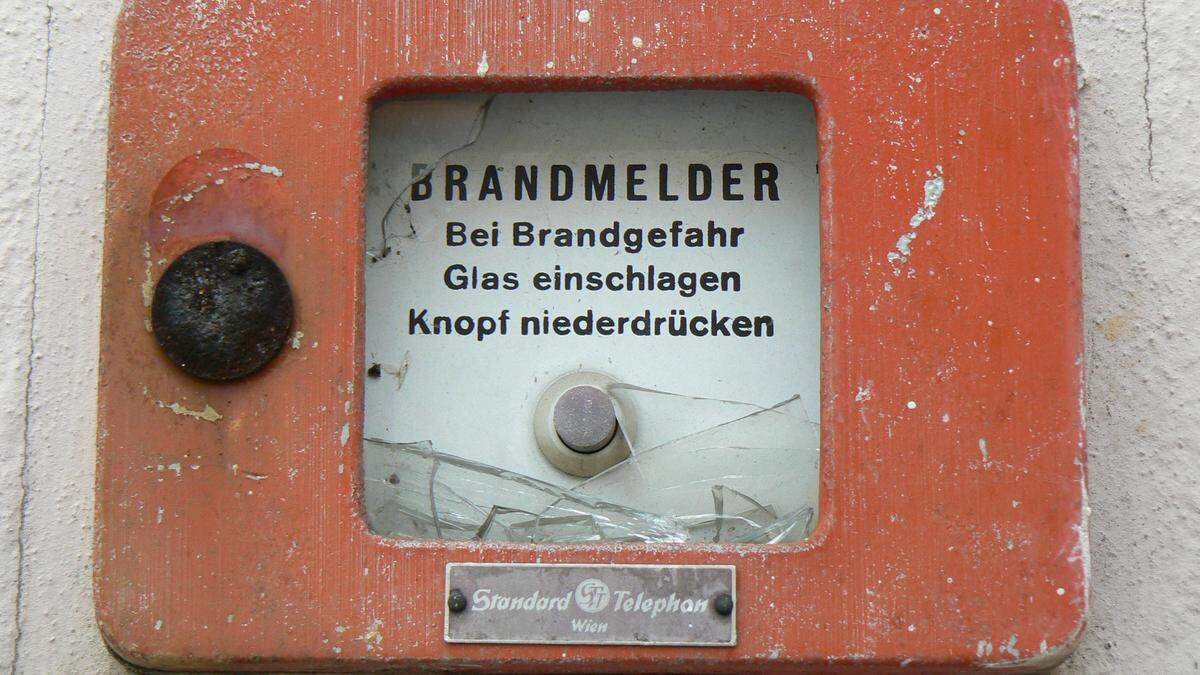 Brandmelder dieser Art werden derzeit in Kapfenberg missbräuchlich verwendet