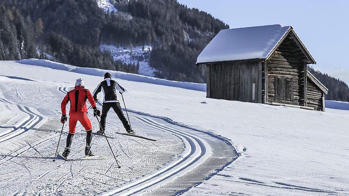 In Obertilliach erfreut man sich perfekter Loipen