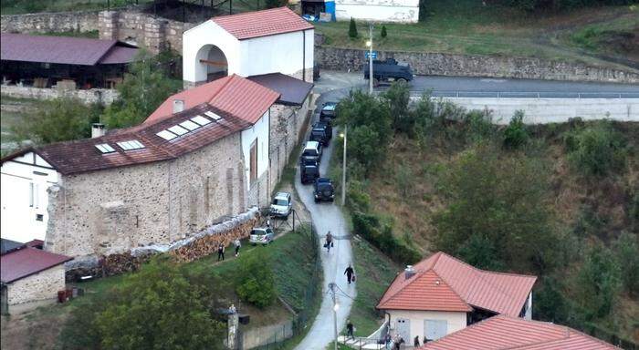Das serbisch-orthodoxe Kloster in Banjska