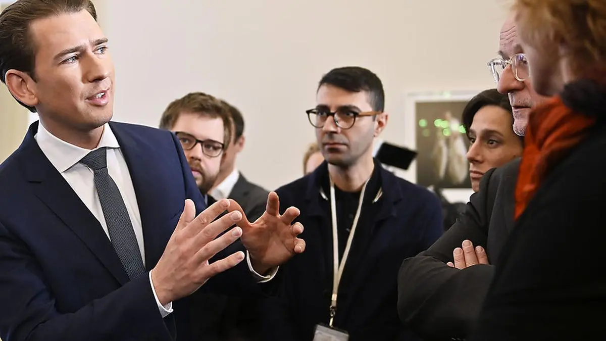 Kurz und die Journalisten 