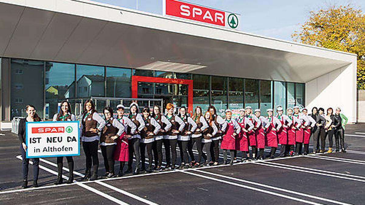 Das Team vom neuen Spar in Althofen