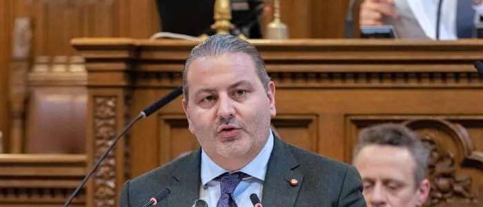 Leo Lugner (FPÖ) im Wiener Gemeinderat