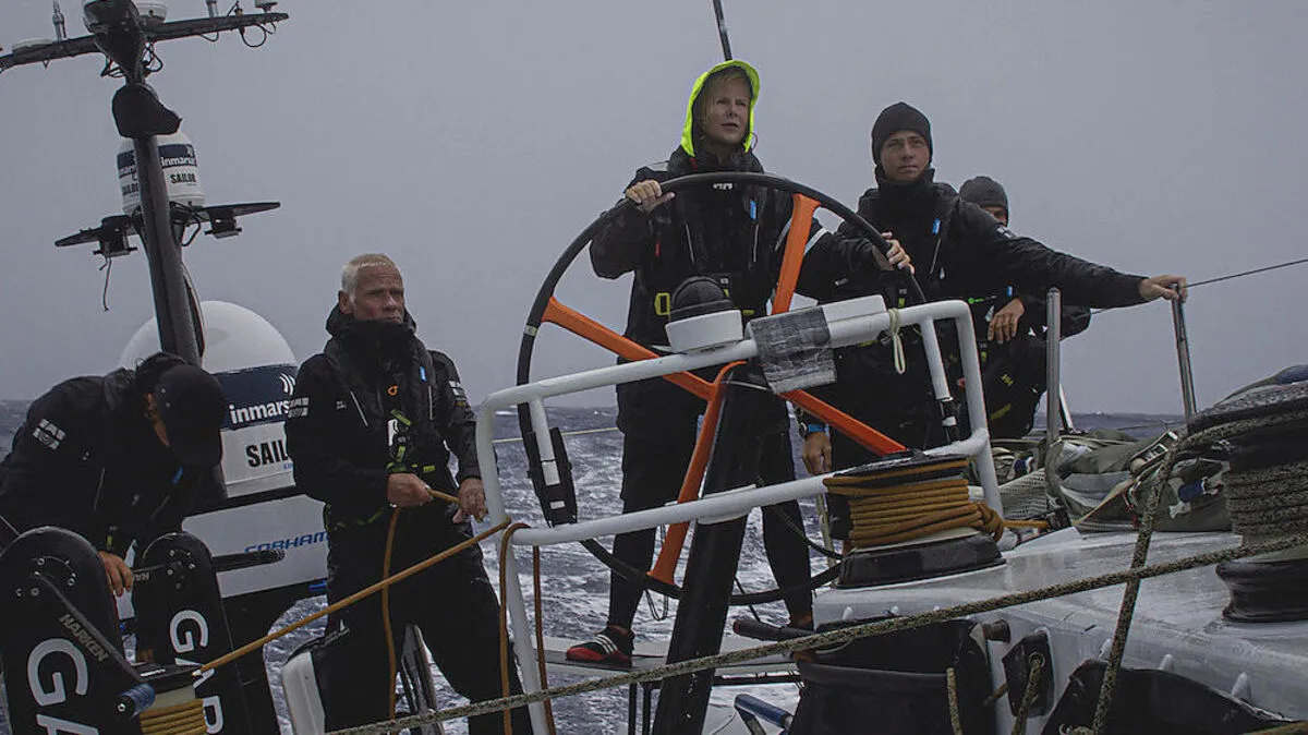 Die Crew mitten am Atlantik