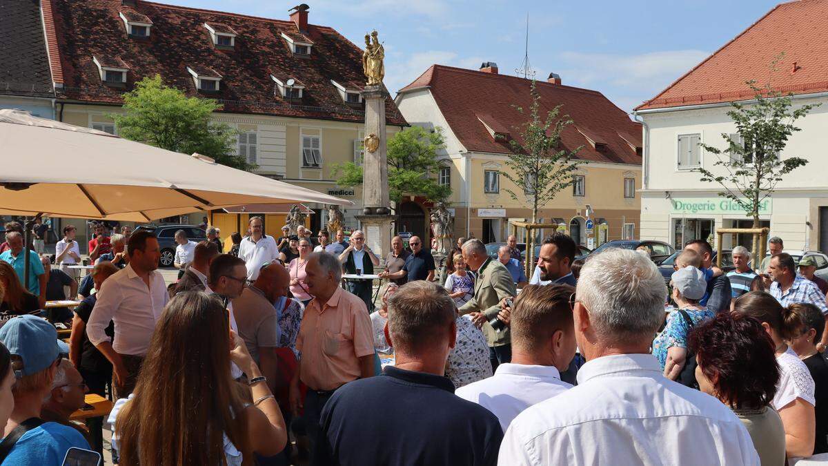 Am Aktionstag der FPÖ ging es rund am Gleisdorfer Hauptplatz