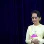 Die bisherige Regierungschefin Aung San Suu Kyi 