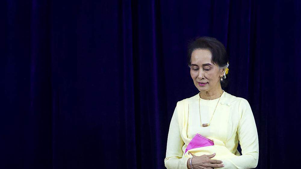 Die bisherige Regierungschefin Aung San Suu Kyi 