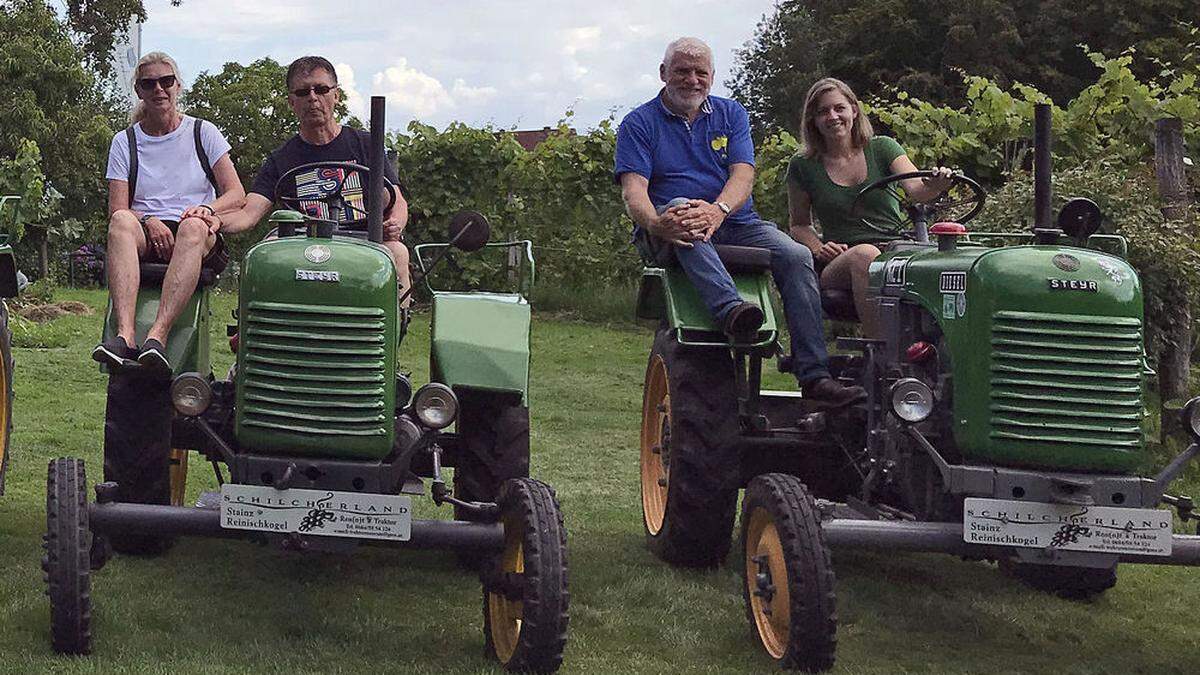 Auf dem Traktor haben Stress und Hektik keinen Platz