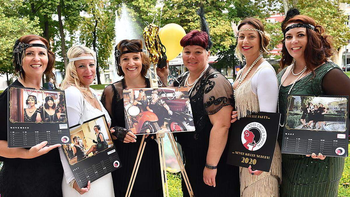 Sandra Taurer, Bettina Daxer, Michaela Payer, Sonja Peitler, Manuela Penker und Karina Lochner