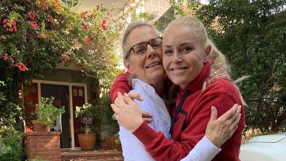 Lindsey Vonn (rechts) mit ihrer an ALS erkrankten Mutter.