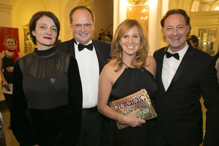 Marie-Theres Holler, Christian Kircher und Andrea Springer und Burkhard Brennacher