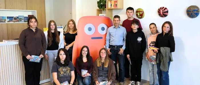 Die Wahlpflichtgruppe „Medien- und Demokratieverständnis“ der Friedrich Aduatz-Mittelschule Voitsberg besuchte das Regionalbüro