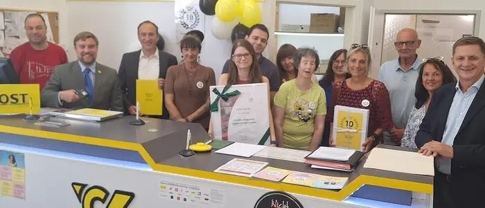 Bei Jugend am Werk in Leoben-Judendorf feierte man zehn Jahre Postpartnerschaft