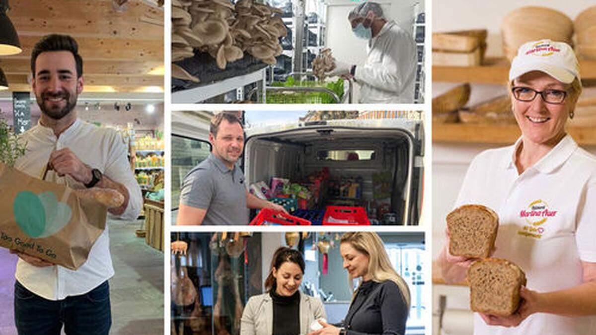 Bauernstadl, Pilzkiste, Nah & Frisch Wacker, Vulcano Schinkenmanufaktur und Bäckerei Martina Auer sind bei Too-Good-To-Go dabei