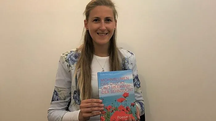 Die Weißkirchnerin Jennifer Petra Regner hat mit „Mohnblumen des Glücks und Meerweh der Sehnsucht“ vor Kurzem ihr erstes Poesie-Buch auf den Markt gebracht