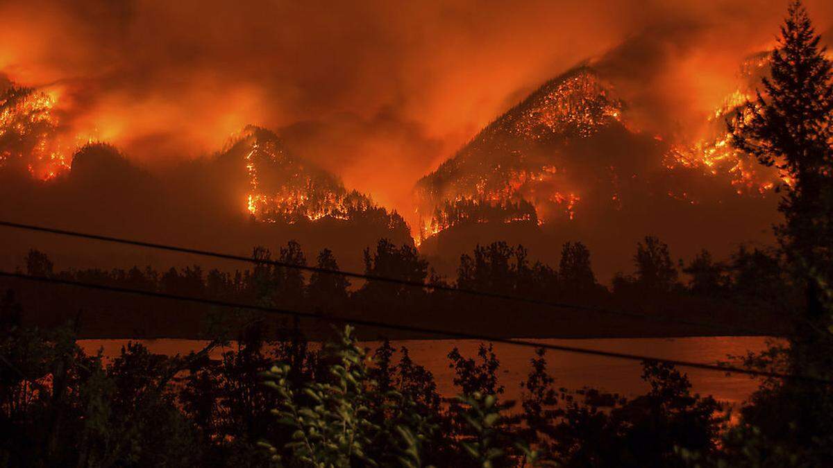 Der Waldbrand im Eagle Creek Canyon