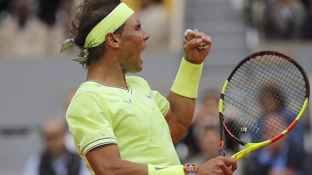 Rafael Nadal buchte in Paris das Finalticket