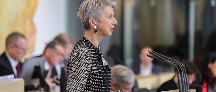 Im Herbst wird Landeshauptmannstellvertreterin, Finanzreferentin Gabi Schaunig im Landtag ihr Budget 2025 präsentieren