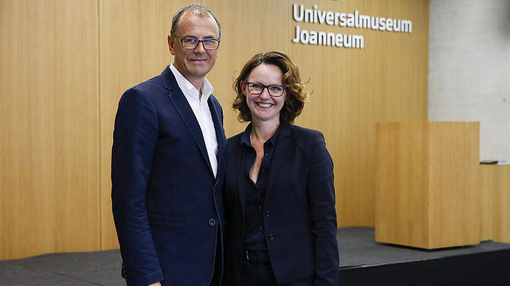 Doppelspitze des UMJ: Wolfgang Muchitsch und Alexia Getzinger