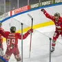 Jubel in Bozen nach Spiel eins der Finalserie