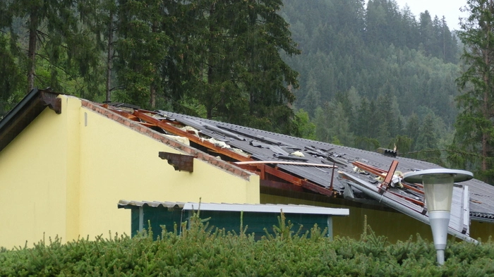 In den Nachmittagsstunden des 18. August zog ein heftiges Unwetter mit orkanartigem Wind und Starkregen durch den Bezirk Murau.