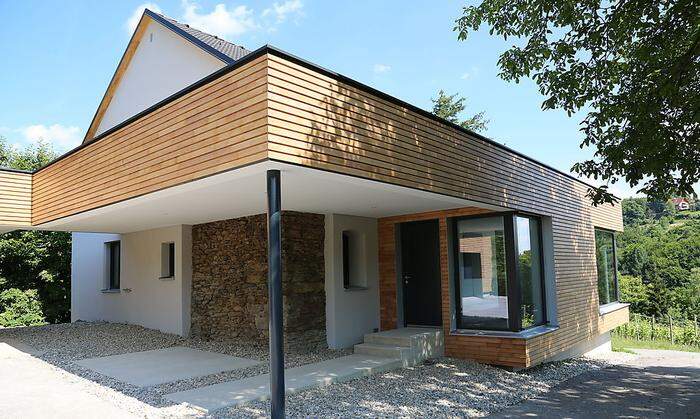 Umbau eines alten Winzerhauses in der Südsteiermark zum modernen Wohnhaus für eine Familie: einer der Entwürfe von Martina Legat