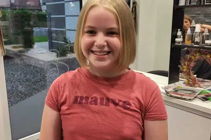 Sophias neuer Look von vorne ...