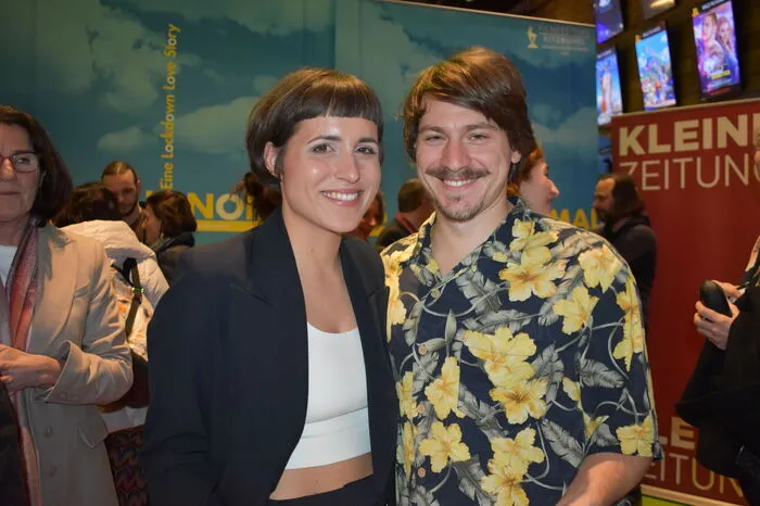 Darsteller Lisa Rohrer und Michael Maier gaben das Liebespaar