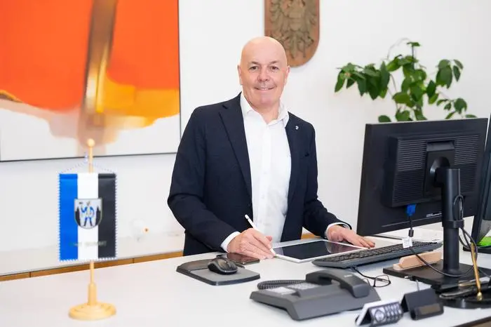 Oberwart, Bürgermeister Georg Rosner, EO-Park, 2021