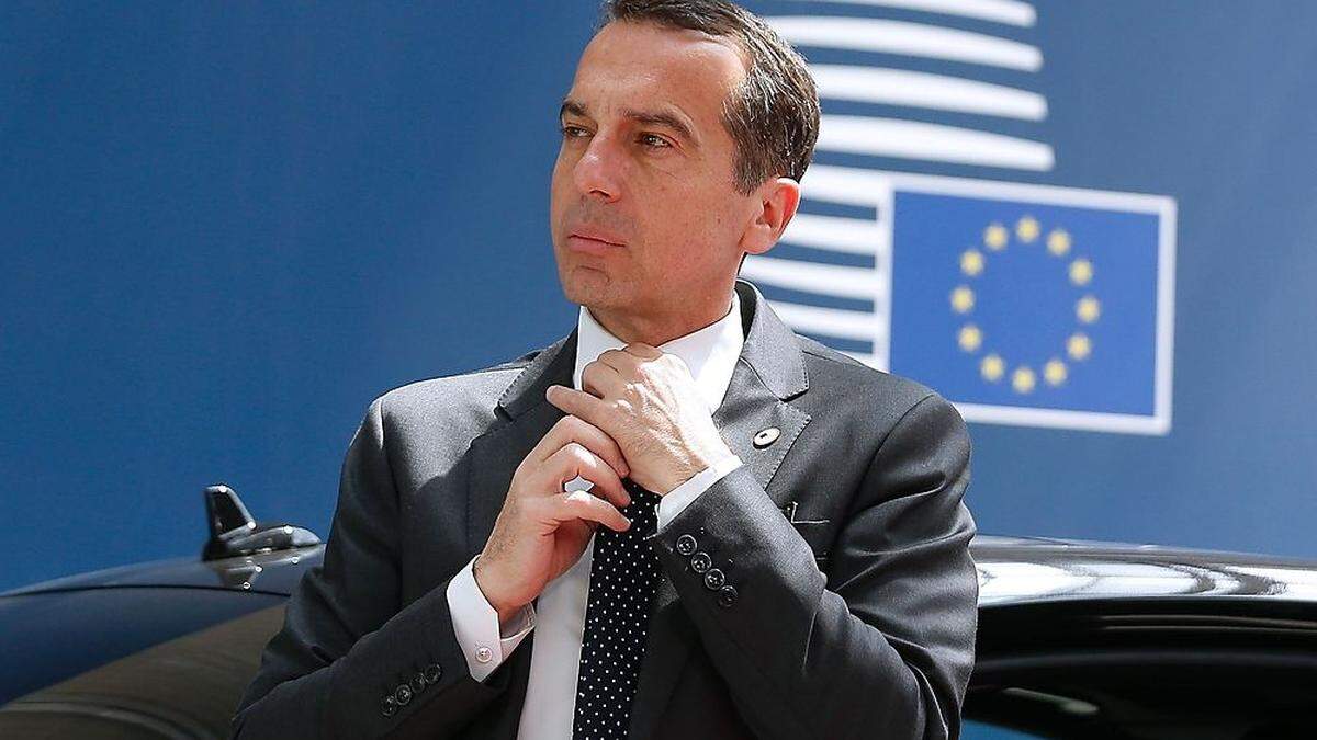 Christian Kern beim EU-Gipfel