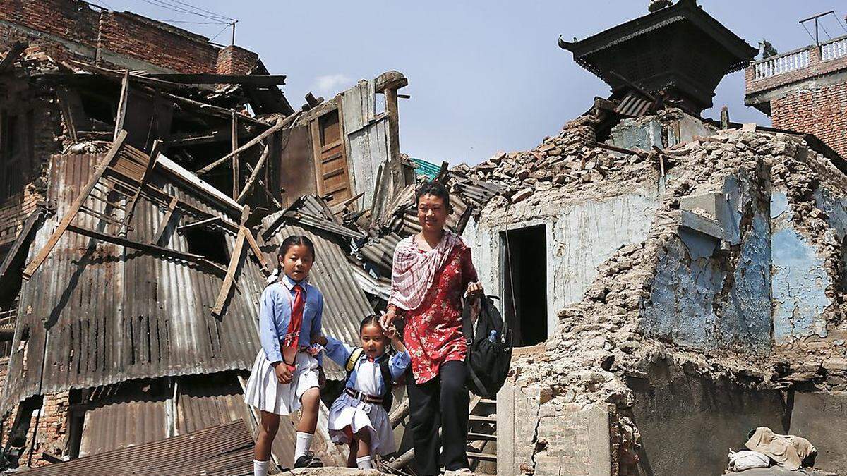 Nach dem Erdbeben in Nepal ist wieder der Alltag in die Region eingekehrt