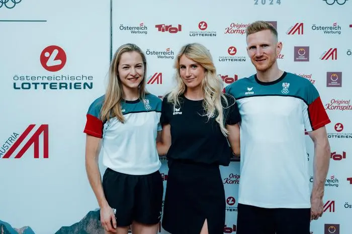 OEOC - Paris 2024, Austria House, Jessica Pilz, Jakob Schubert, Anna Gasser, 02.08.2024, Paris, Frankreich. (Photo: Niklas Stadler)