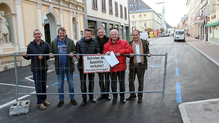 Seit Mittwoch ist die Lidmanskygasse wieder befahrbar