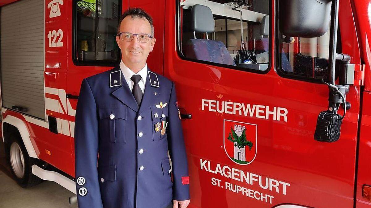 Seit 2017 ist Andreas Luschnig bei der Feuerwehr St. Ruprecht