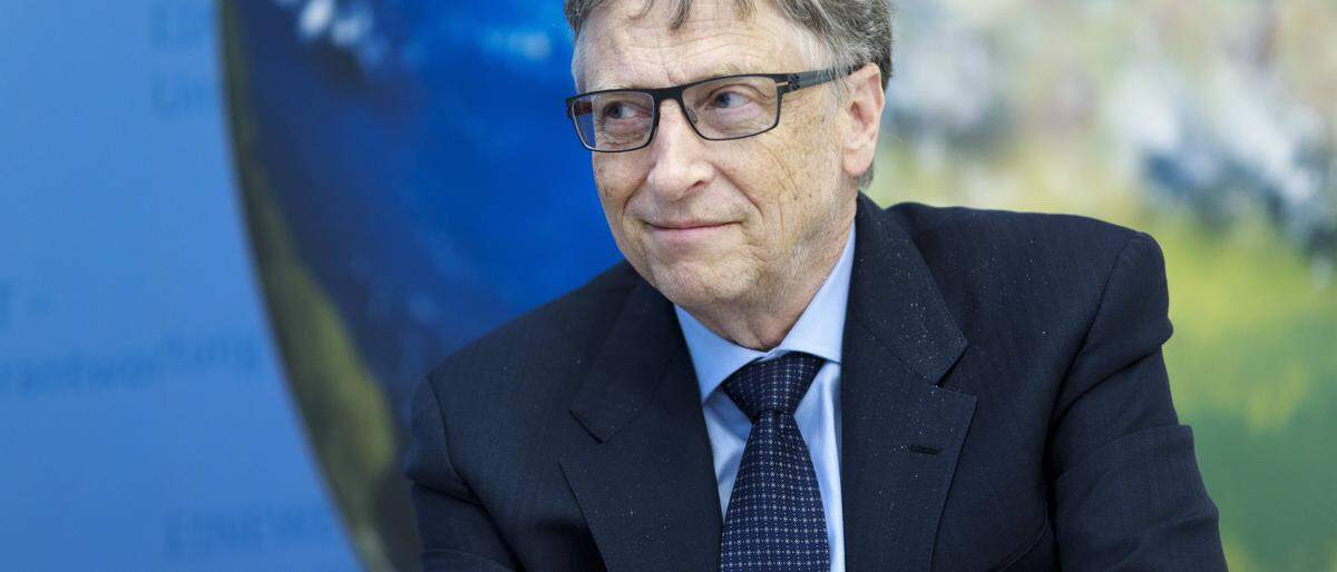 Microsoft-Gründer, Visionär und 
Multimilliardär 
Bill Gates 