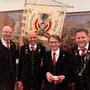 Richard Pirker (zweiter von rechts) ist der neue Gastbauer der Bauerngman. Am Bild von links nach rechts mit: Horst Freunschlag, Arno Dengg und Kurt Maschke