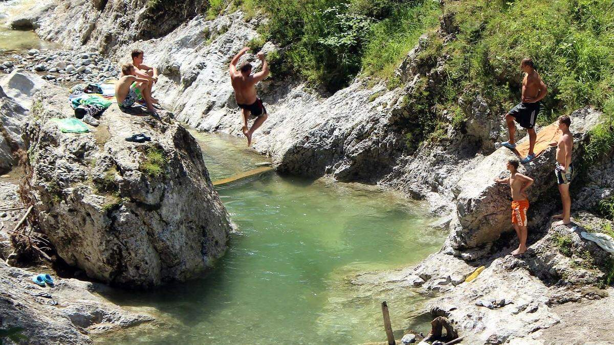 Die Trögener Klamm in Bad Eisenkappel geht für Kärnten ins Rennen