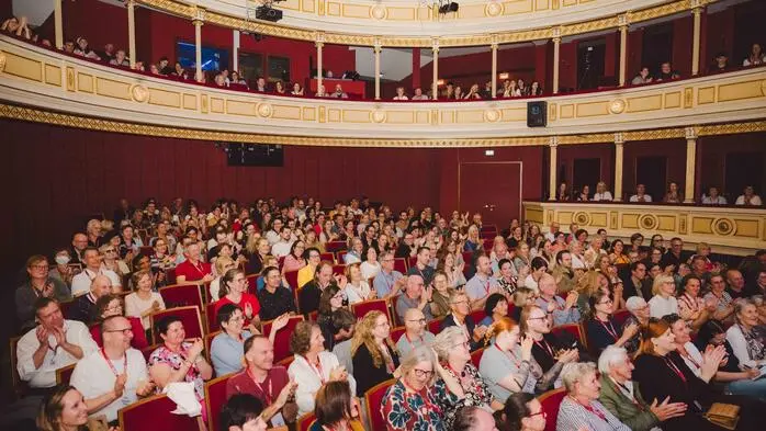 Das Grazer Schauspielhaus wurde am Samstag zur Bühne für das Kleine-Zeitung-Podcastfestival