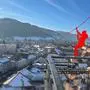 Vom Stadtturm auf das Flachdach des ehemaligen „Kastner & Öhler“-Kaufhauses soll die Zipline führen