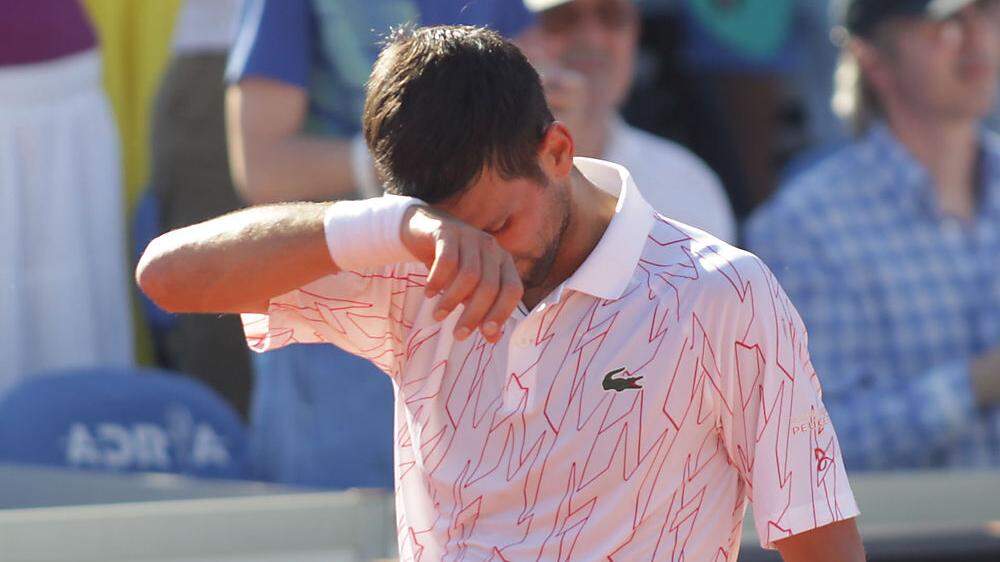 Novak Djokovic weinte oder Erinnerungen an die Kindheit