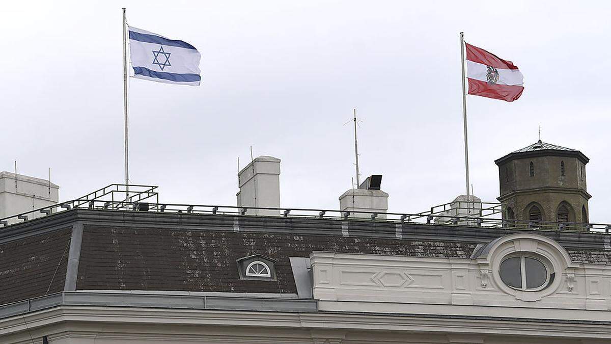  Erdogan reagierte auf das Hissen der israelischen Flagge auf dem Bundeskanzleramt und dem Außenministerium in Wien
