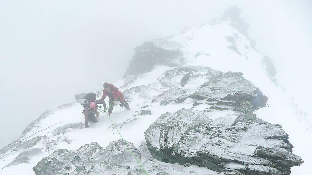 Am Großglockner gerieten zwei Alpinisten in Bergnot (Symbolbild)