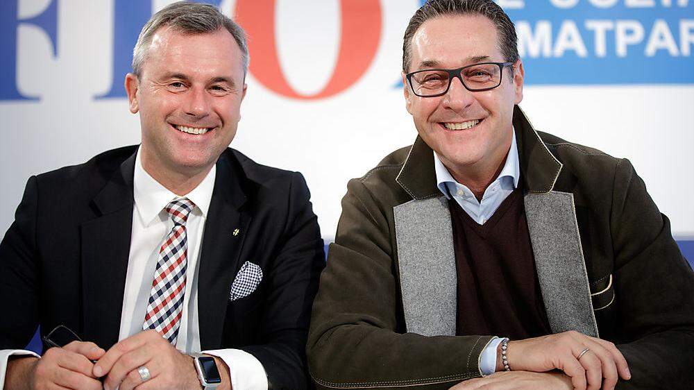FPÖ-Chef Norbert Hofer, Heinz-Christian Strache 