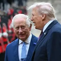 König Charles III. und US-Präsident Donald Trump im Schloss Windsor