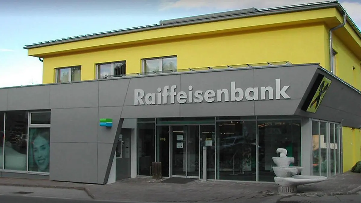 Die Raiffeisenbank Stallhofen muss wegen eines Corona-Falls bis auf Weiteres geschlossen bleiben