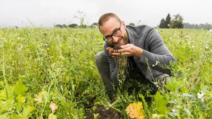 Stephan Grasser führt den Biohof Knappinger in dritter Generation