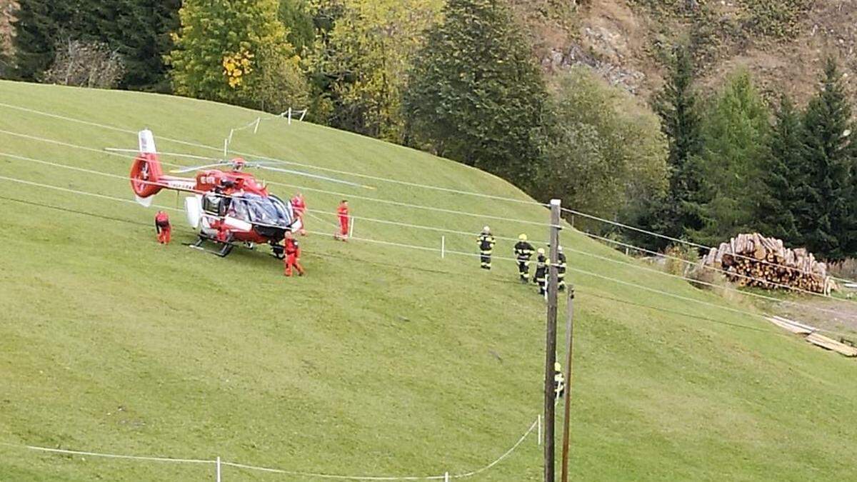 In einem Wald in Kaning, Gemeinde Radenthein, ereignete sich der Unfall