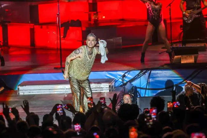 Robbie wirkte bei dem Konzert geschwächt, berichteten Besucher 