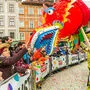 Drachen aus der Obersteiermark ... Gerhard Kronsteiner mit Freunden aus Selzthal 2018 beim Faschingsumzug
